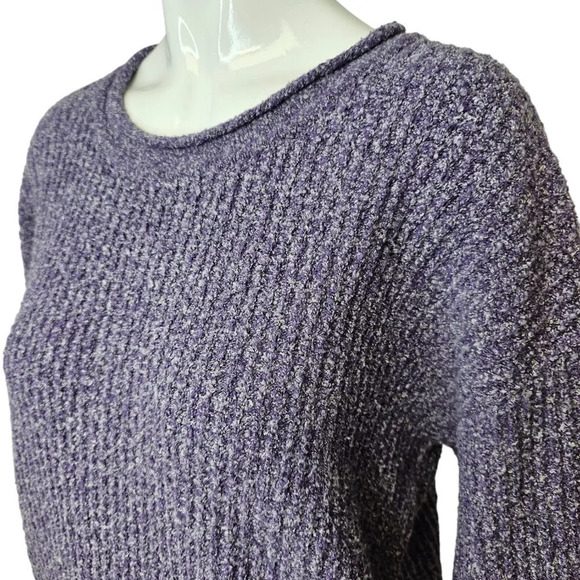 Frank & Oak Womens Wool Blend Sweater Size XS Purple - Picture 4 of 6